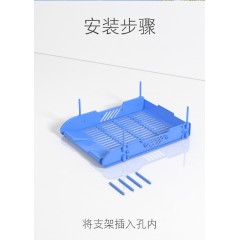 三层文件架多层文件框办公文件架子置物架文件收纳架办公用品文件架文件框收纳资料架