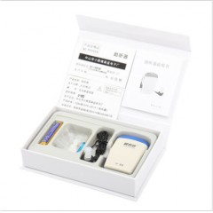 老人助听器耳聋耳背专用老年人大功率盒式中重度助听器有线电池款