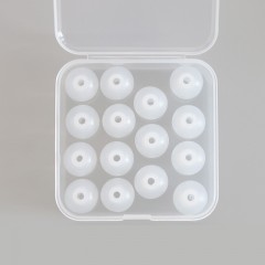 助听器硅胶耳塞耳帽耳堵专用大中小耳冒配件耳背式盒式耳内式通用