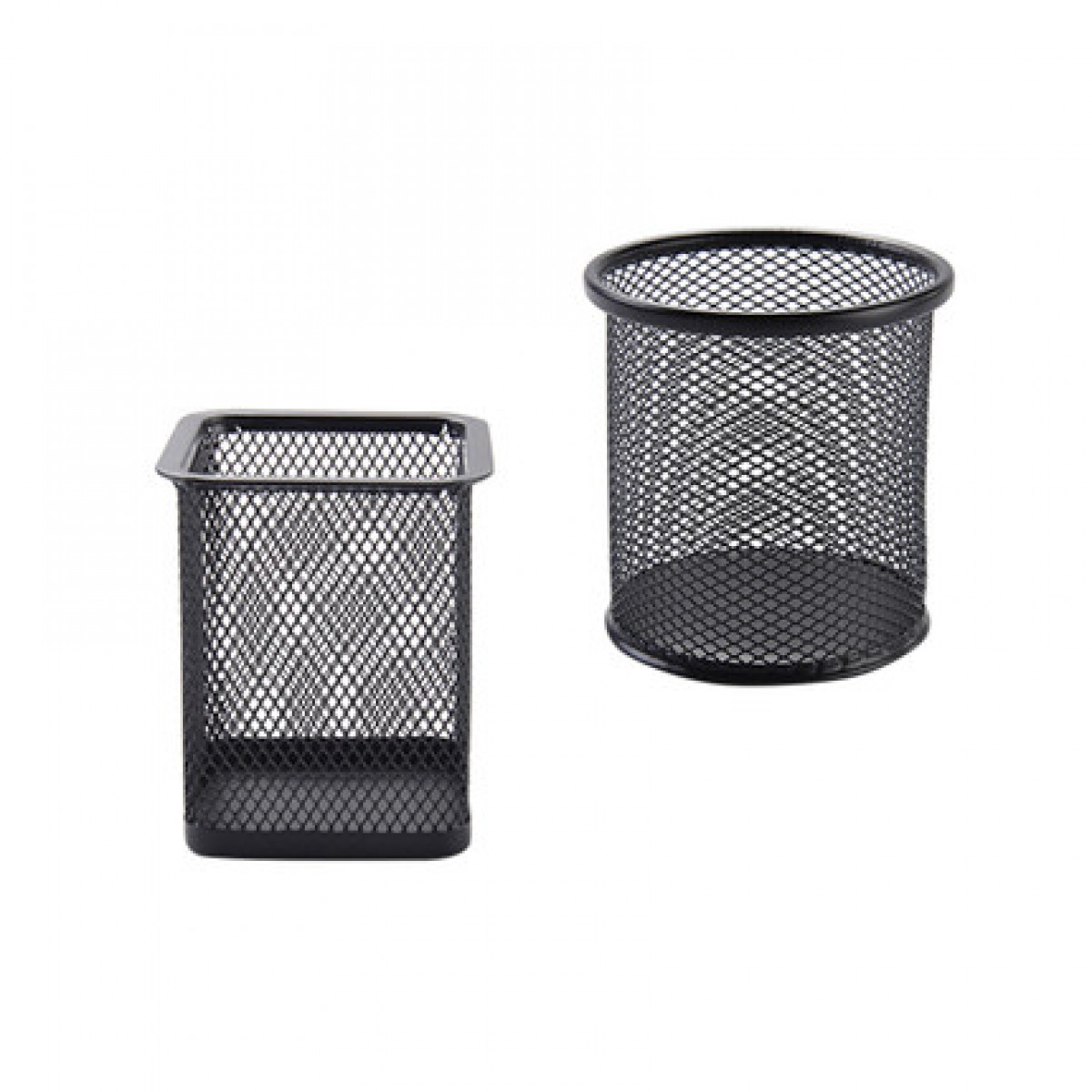 笔筒多功能可爱金属圆形笔筒学生桌面文具收纳创意时尚笔桶办公室摆件大容量收纳盒办公用品简约笔插式笔架