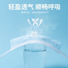 康美正医用外科口罩一次性医用三层防护疗口罩单片独立包装100只