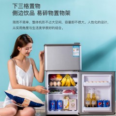 小型双开门小冰箱 冷冻冷藏迷你电冰箱