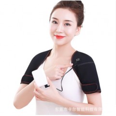 电加热护肩颈椎保暖睡觉坎肩男女肩膀酸痛神器肩部背部按摩老人