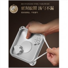 不锈钢饭盒上班族饭缸食堂自带碗饭盆餐盒套装保温盒男大容量大人