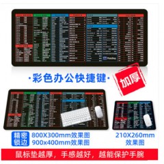 鼠标垫超大号加厚护腕电脑桌面垫子笔记本办公桌垫男女生简约风