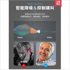 蓝米正品充电助听器老人耳聋耳背无线隐形年轻人老年重度专用
