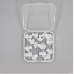 助听器硅胶耳塞耳帽耳堵专用大中小耳冒配件耳背式盒式耳内式通用