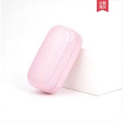 老花镜眼镜盒便携抗压小巧舒适高级感可穿皮带挂腰包折叠男女皮套