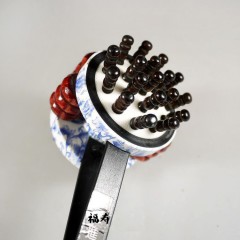 按摩拍许诺滚轮按摩锤 敲背棒 经络健身捶拍痧板孝敬老人用品