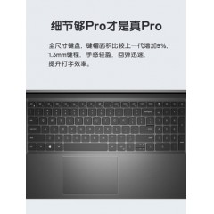 【金属轻薄本】DELL/戴尔 灵越15 Pro 11代英特尔酷睿i5 笔记本轻薄本手提电脑5510网课办公商务学生出差大学
