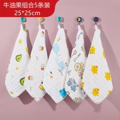 老人口水方巾纯棉毛巾