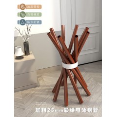 衣柜简易家用卧室加厚布衣柜全钢架结实耐用加粗25mm钢管出租房用