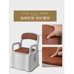 老人坐便器防臭孕妇可移动马桶老年残疾人折叠家用室内房间大便椅
