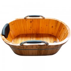 老人泡澡桶木桶浴桶大人洗澡坐浴盆儿童沐浴桶实木质浴缸家用木盆