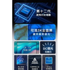 1605灰色: 12代i5/16G内存/512G固态/锐炬Xe显卡