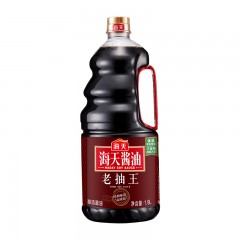 海天老抽王1.9L*6瓶 整箱餐饮专用红烧上色酱油黄豆酿造厨房调料