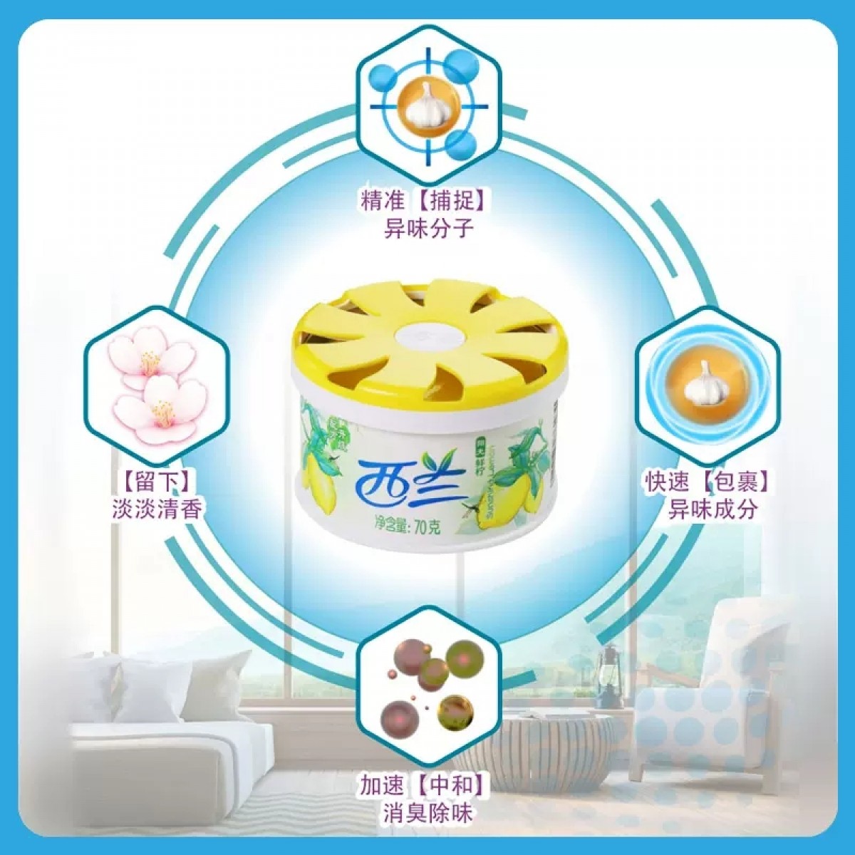 固体空气清新剂厕所卫生间除臭神器芳香剂家用香薰