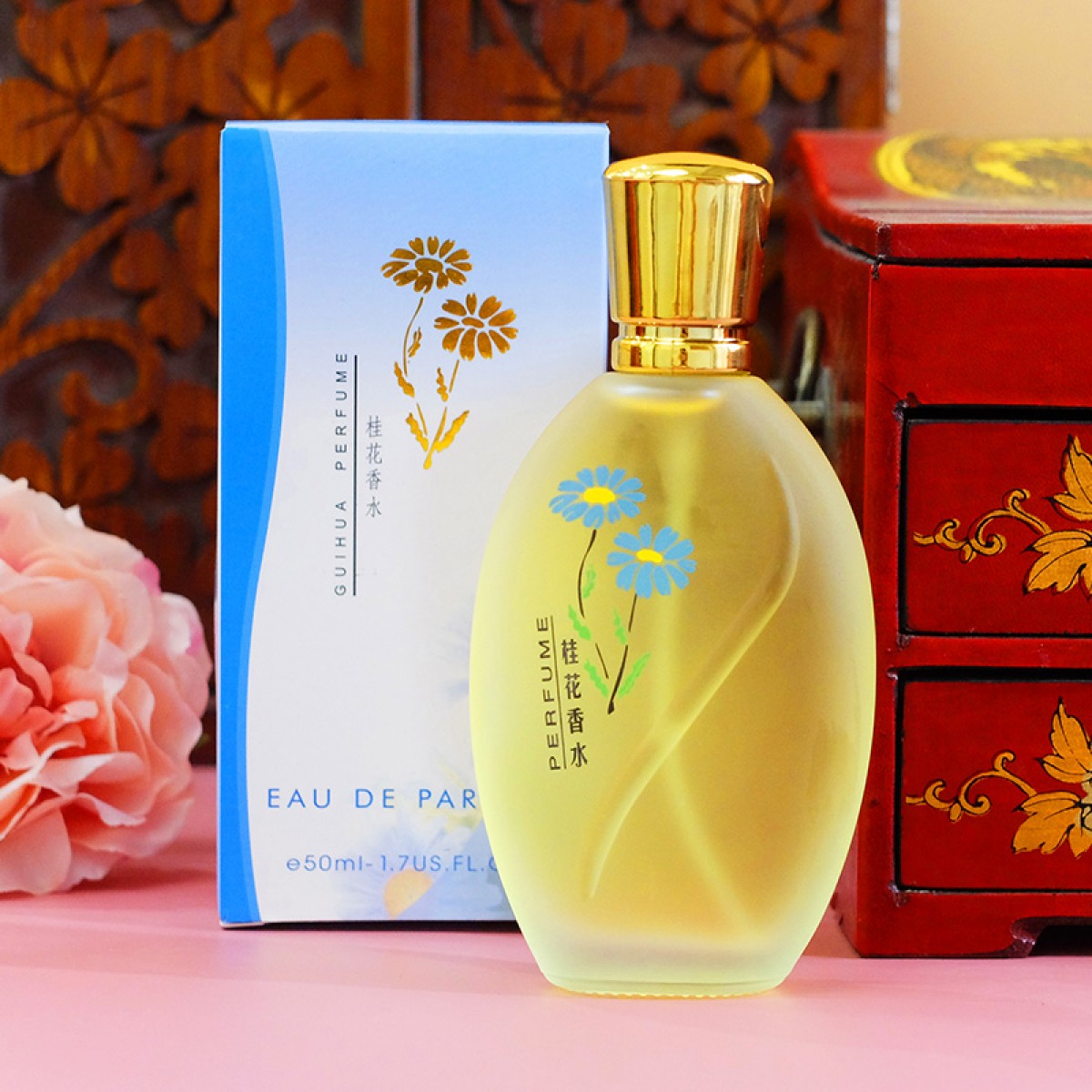 靓姿桂花老式经典香水50Ml