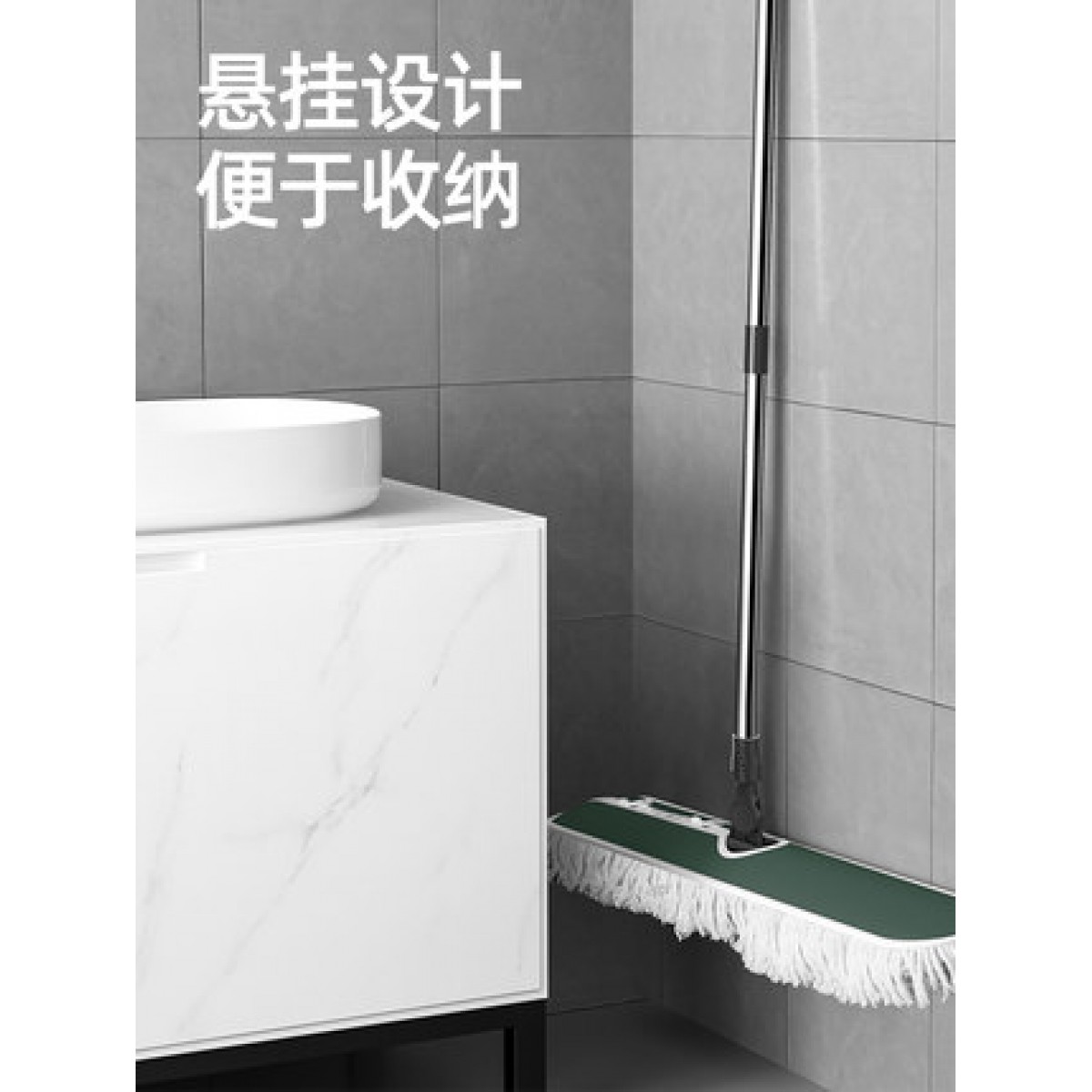 新款平板拖把大号尘推大排拖家用一拖地净商用长拖布地拖吸水