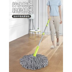 自拧水新款旋转拖把家用免手洗一拖拖布净地拖布条棉墩布