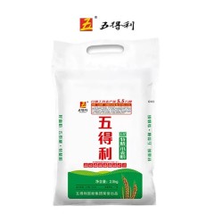 五得利面粉五星高筋面粉小麦粉家用烘焙5斤装一袋