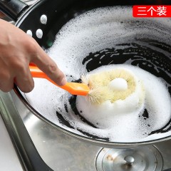 不粘油不脏手带柄洗锅刷3个装