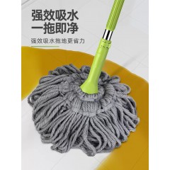 自拧水新款旋转拖把家用免手洗一拖拖布净地拖布条棉墩布