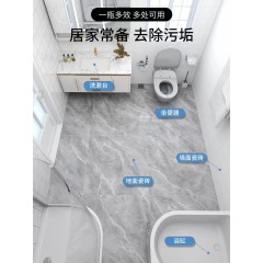 超威洁厕剂蓝白扁瓶松木香500g*4瓶