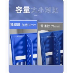 加厚文件架10个资料框收纳盒书立架办公用品档案筐文件夹子多层桌面塑料书架简易桌上文件框办公室资料架置物架