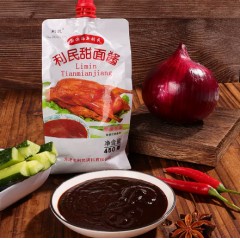 利民甜面酱家用炸酱面酱450g*20袋整箱装 集采整箱装 煎饼果子酱老北京炸酱面专用酱