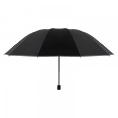 雨伞男大号加固加厚结实抗风手动折叠遮阳伞晴雨两用伞