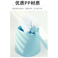 长柄加长加密马桶刷子带底座2件装