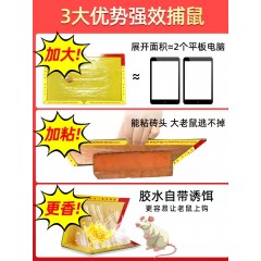 30张强力粘鼠板捉粘大老鼠贴沾胶抓灭鼠捕鼠神器强力一窝端