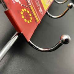 墙壁挂钩挂衣钩衣架一排金属