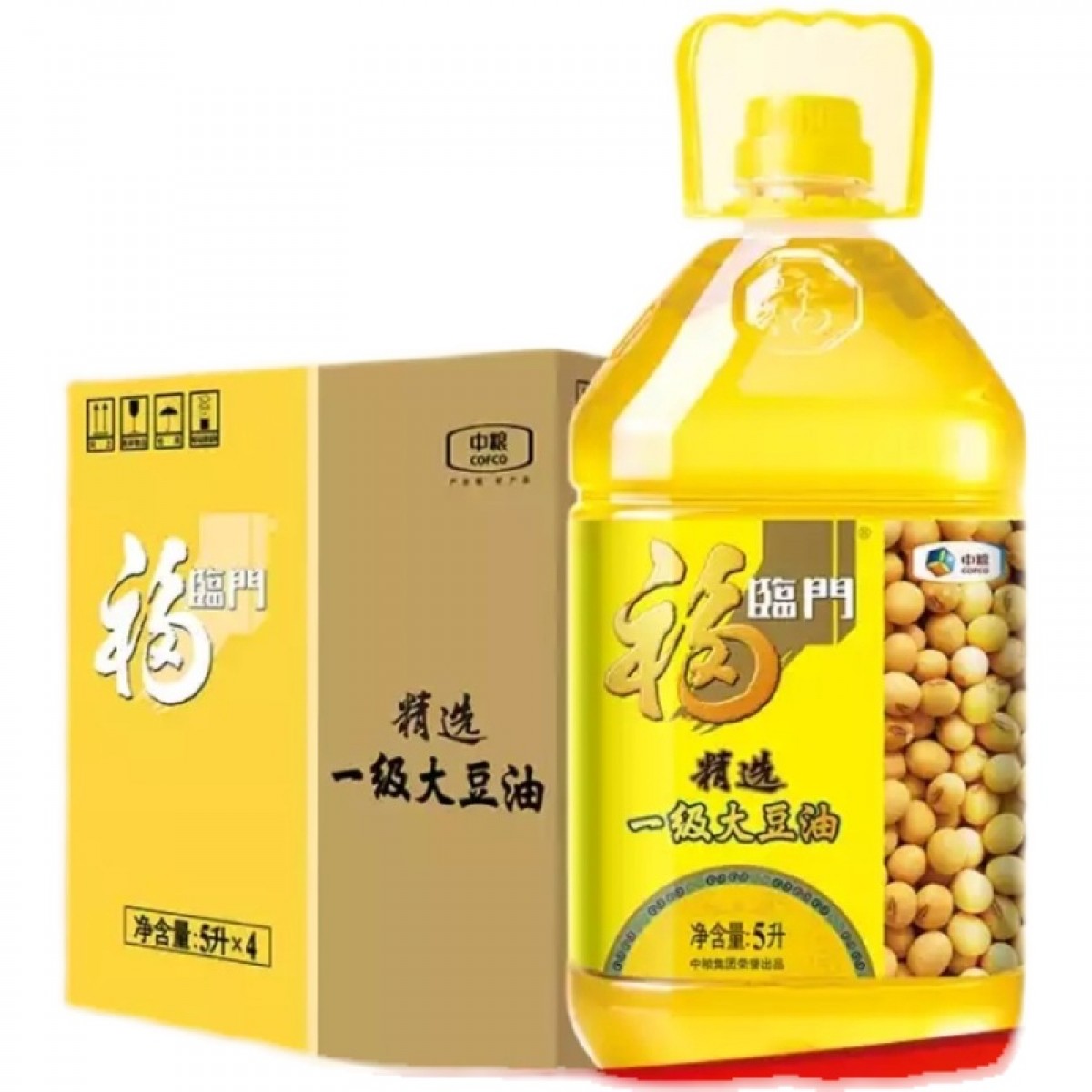 福临门一级大豆食用油 5L*4桶