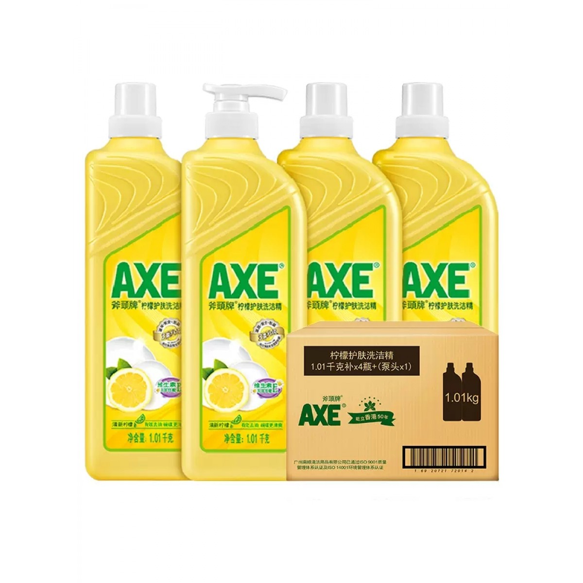 axe斧头牌洗洁精1.01kg*4瓶