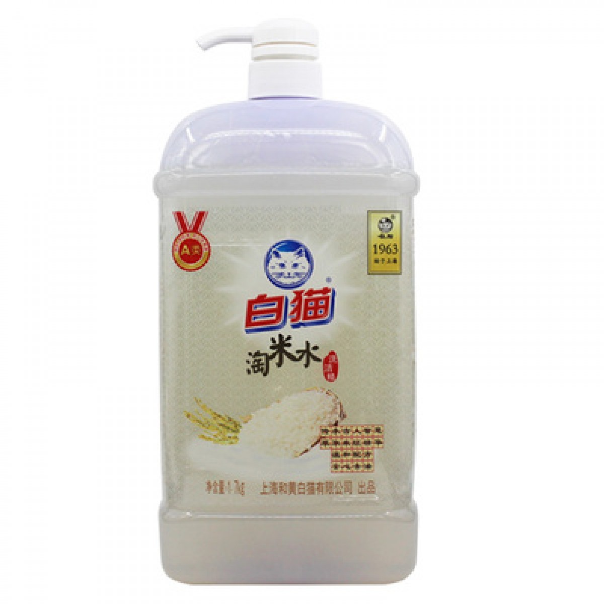 白猫淘米水洗洁精1.7kg/瓶