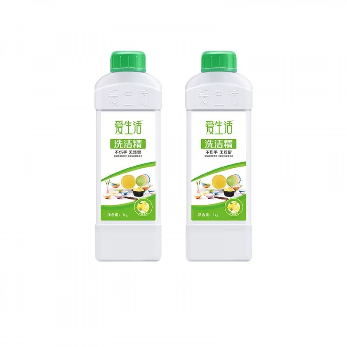 绿叶爱生活洗洁精1KG*2瓶