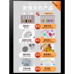 厕所除臭神器马桶去异味留香小花凝胶洁厕灵宝卫生间清洁剂清香型