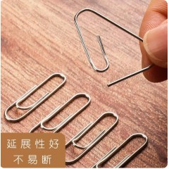 快力文回形针10盒/共1000枚