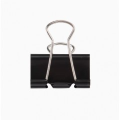 进宇黑色长尾夹鱼尾夹19mm/1桶共40枚