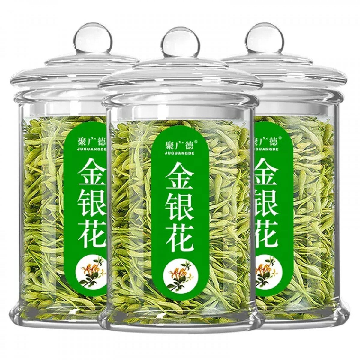 金银花茶特级正品40g*3罐