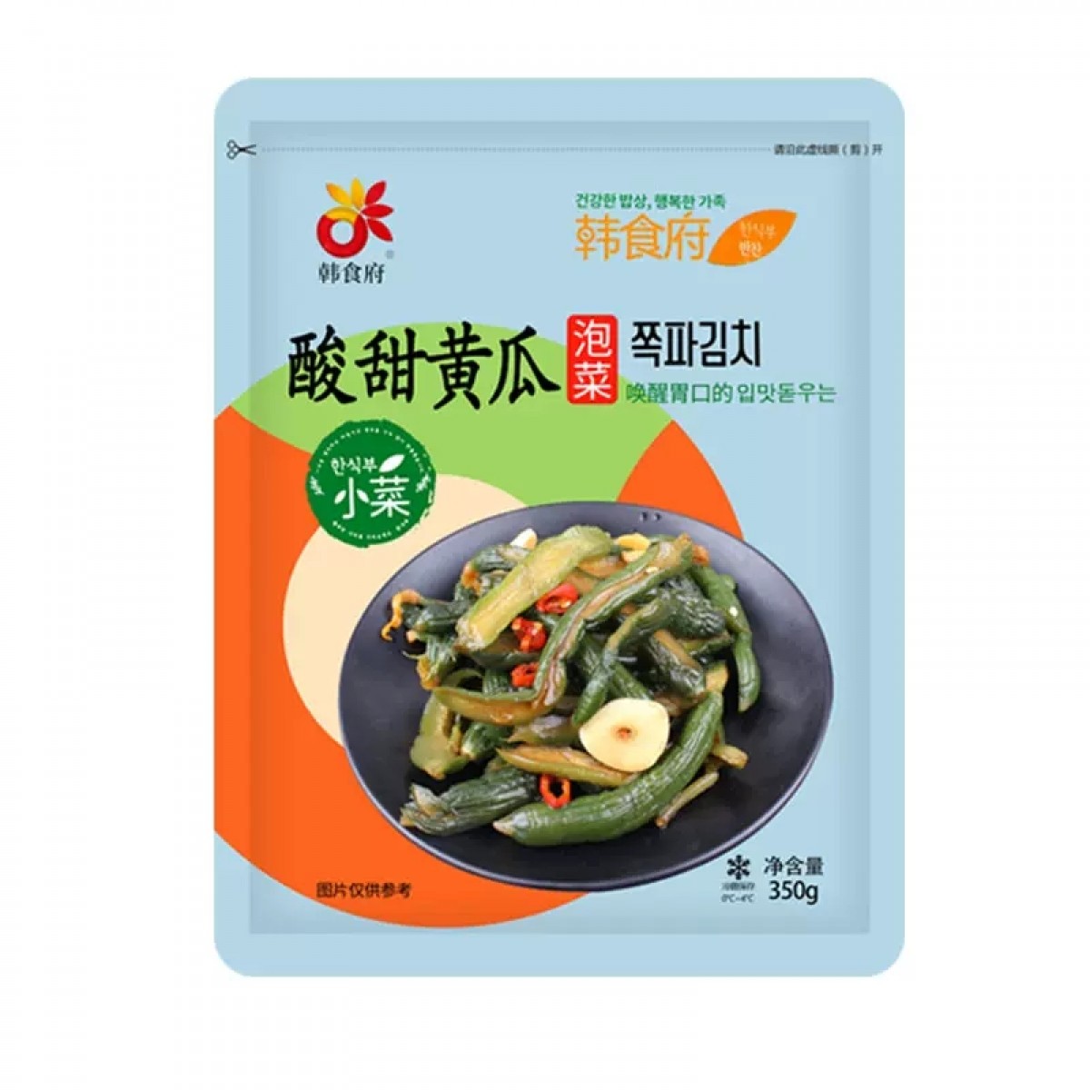 正宗手工酸甜黄瓜350g/袋