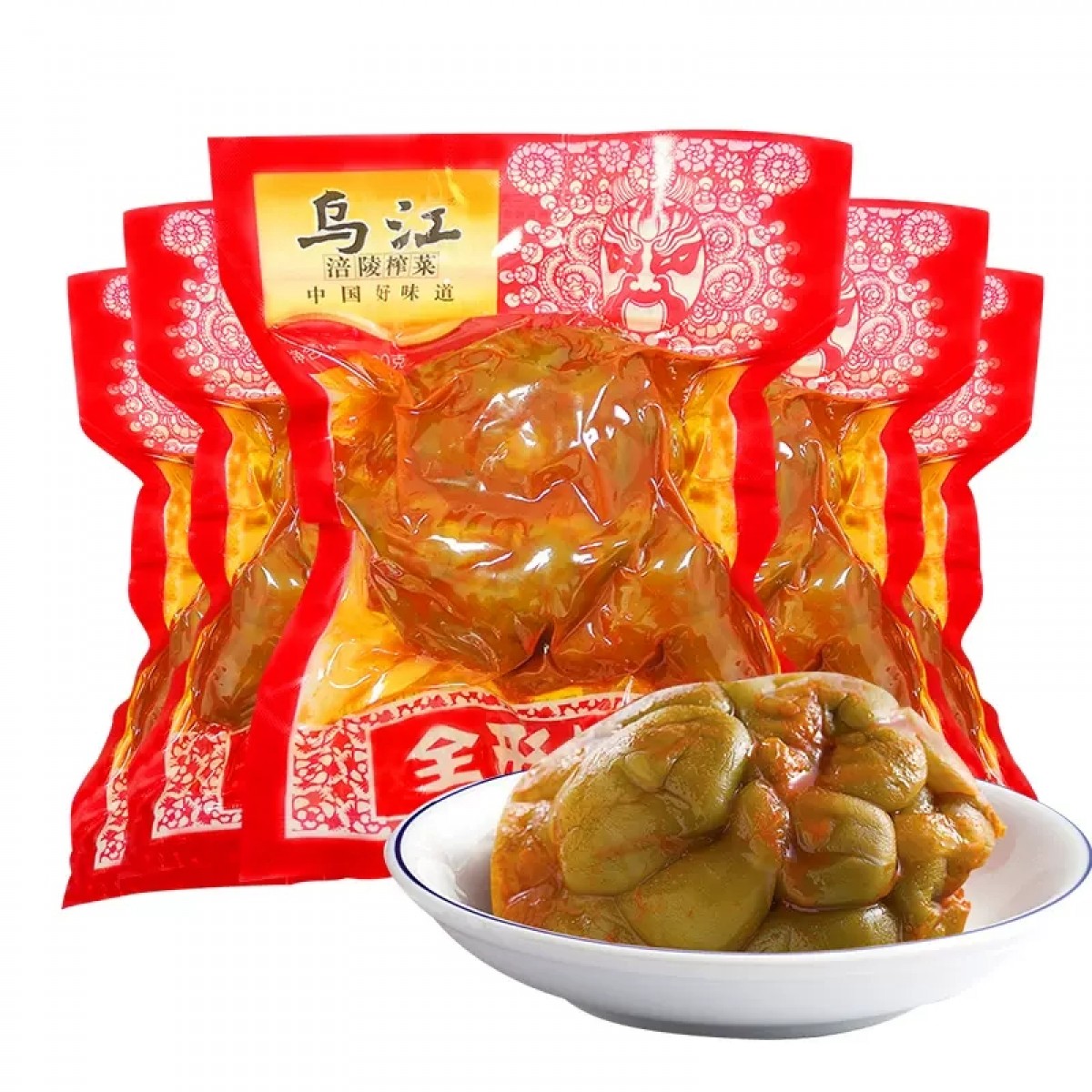 乌江全形榨菜300g*8袋