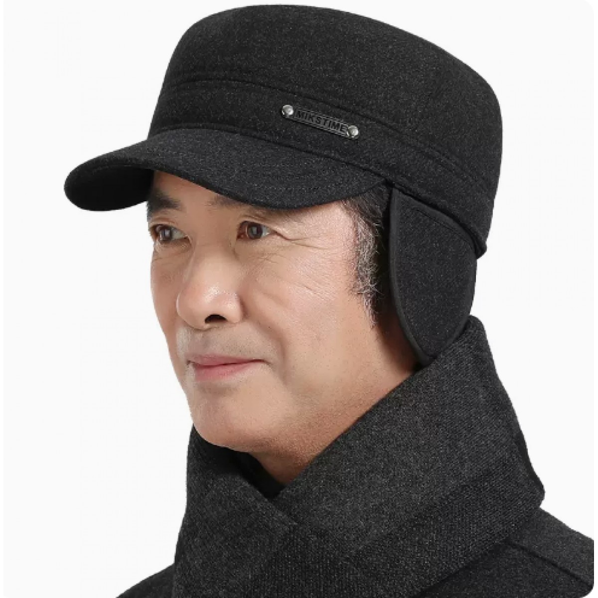冬天中老年人男士帽子