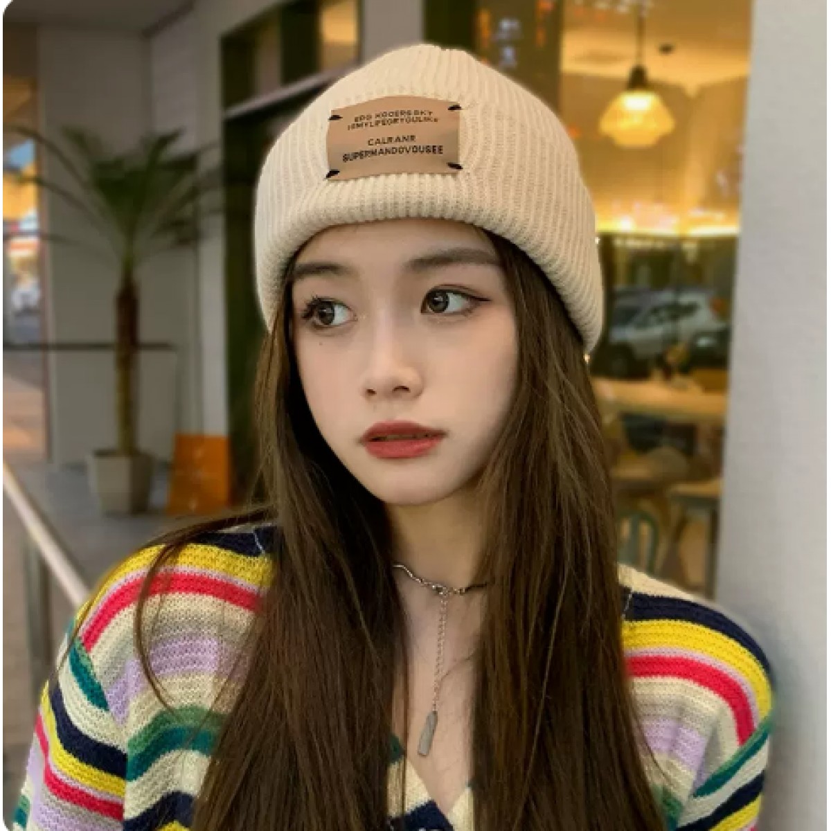 冬季保暖毛线帽