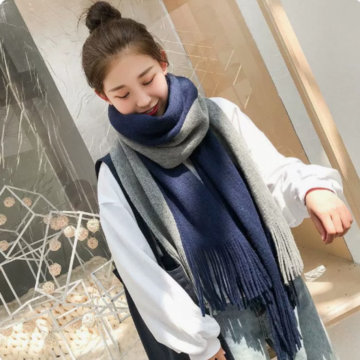围巾男女通用秋冬季保暖