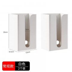 无痕免打孔抽纸盒白色*2个