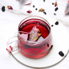 黑枸杞桑葚干玫瑰花茶组合15包