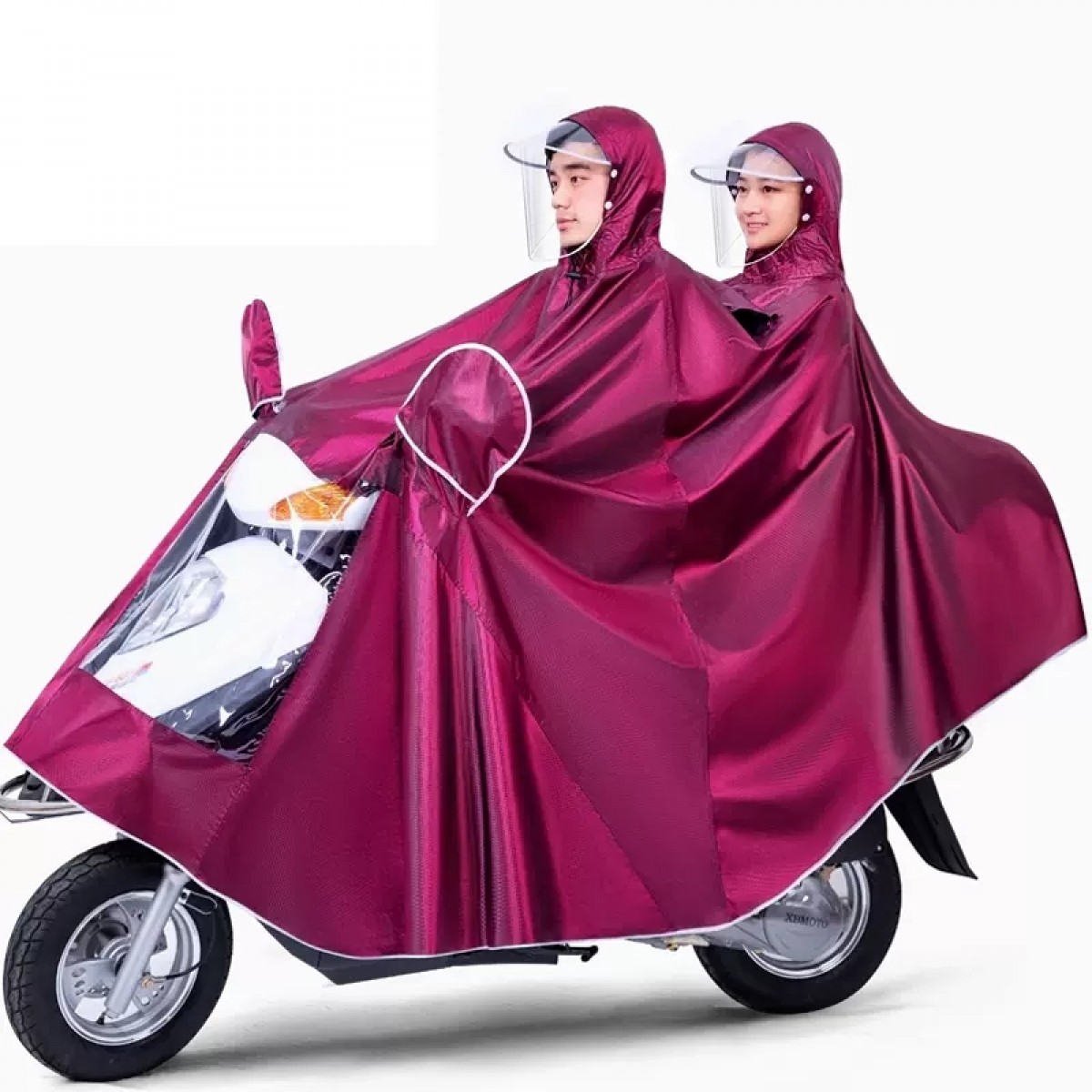 电动车专用双人雨披【4XL双人加大】